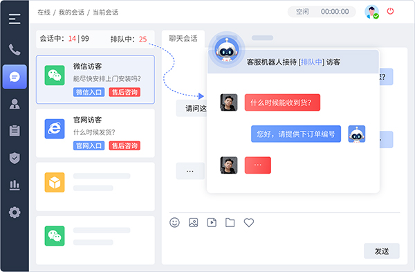 線上智能客服【云端部署方案，隨時隨地使用】